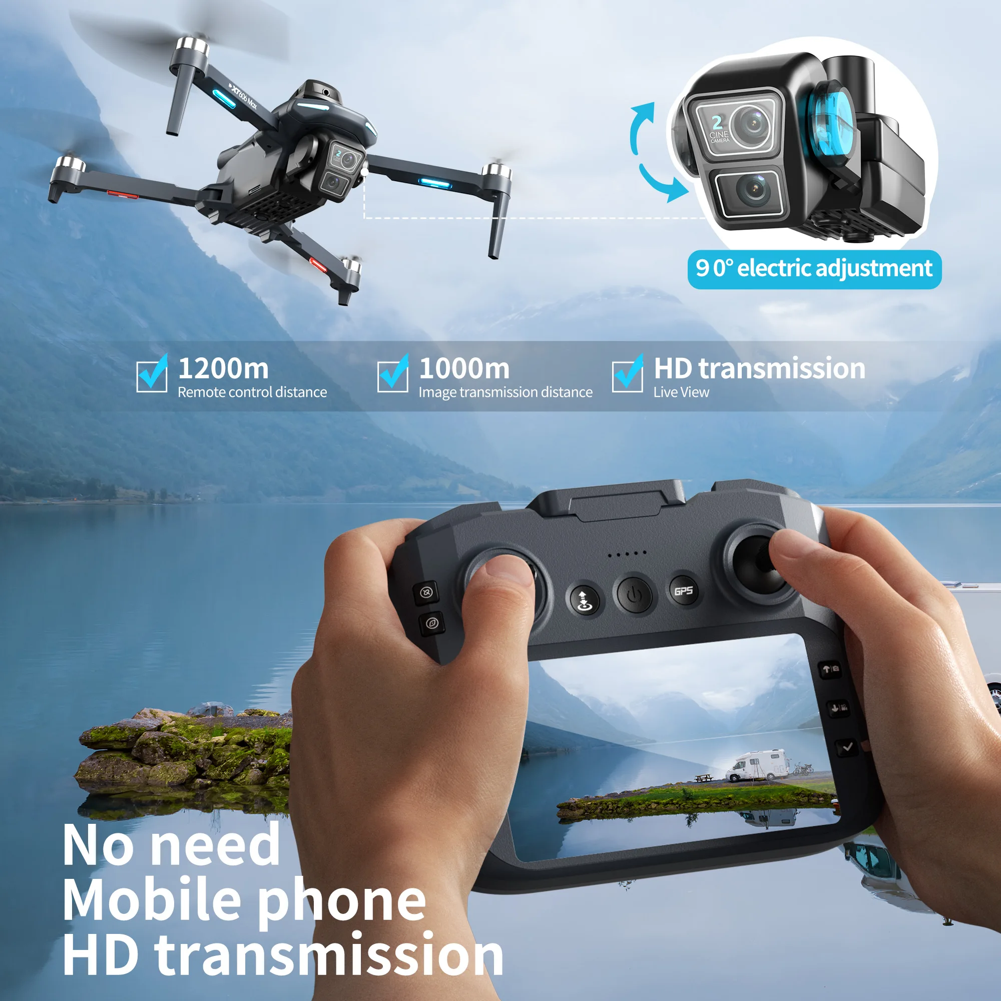 Original XT606 Drone Professio - Drone Photogrammetry 评论和价格
